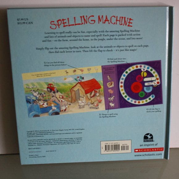3/$15 Spelling Machine Scholastic Book - Picture 5 of 5